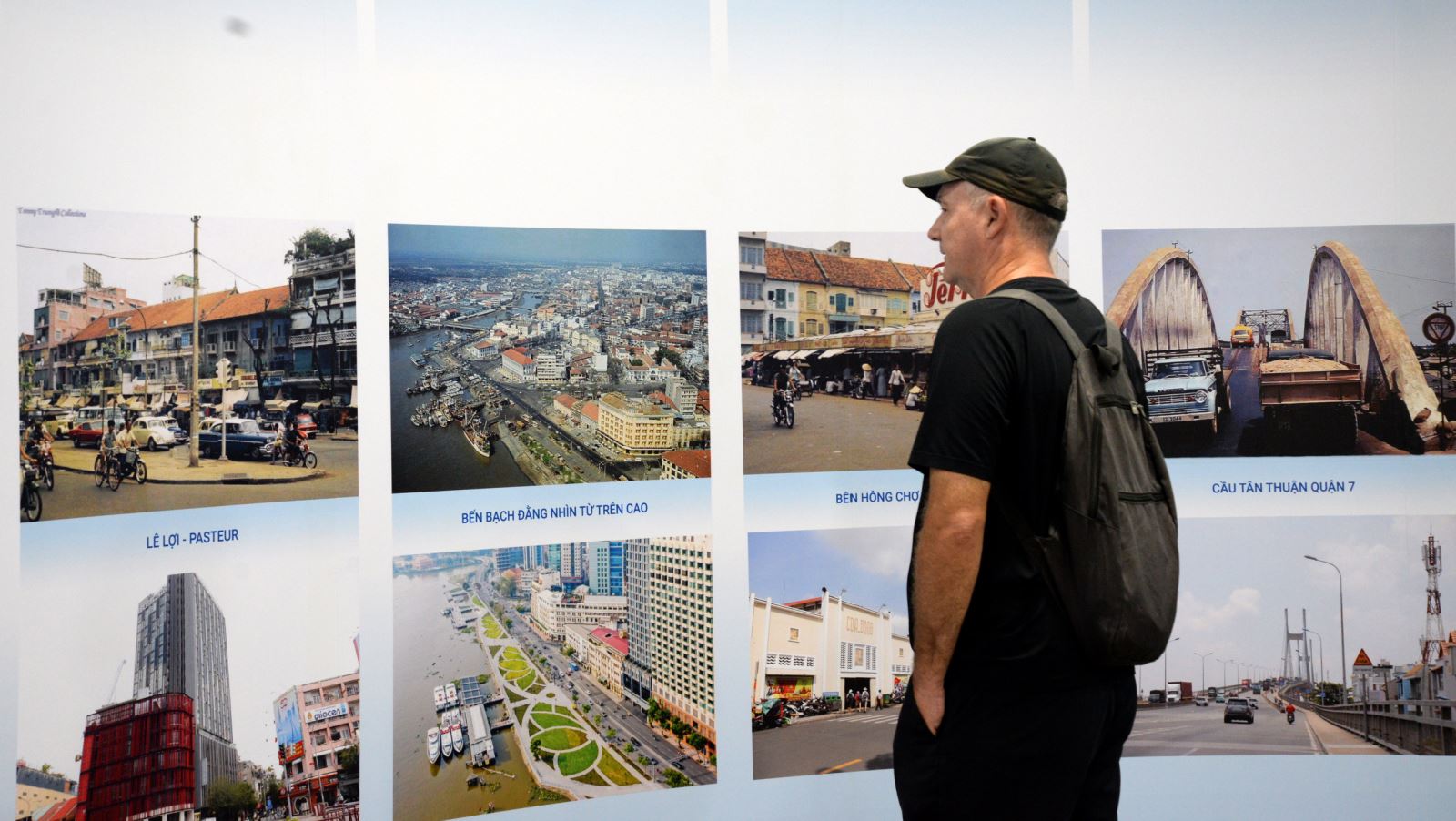 Triển lãm 'Sài Gòn xưa và nay' tái hiện hành trình lịch sử tại nhà ga Metro Bến Thành - Ảnh 1.