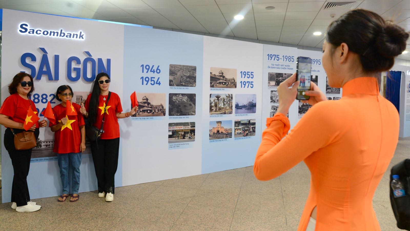 Triển lãm 'Sài Gòn xưa và nay' tái hiện hành trình lịch sử tại nhà ga Metro Bến Thành - Ảnh 7.