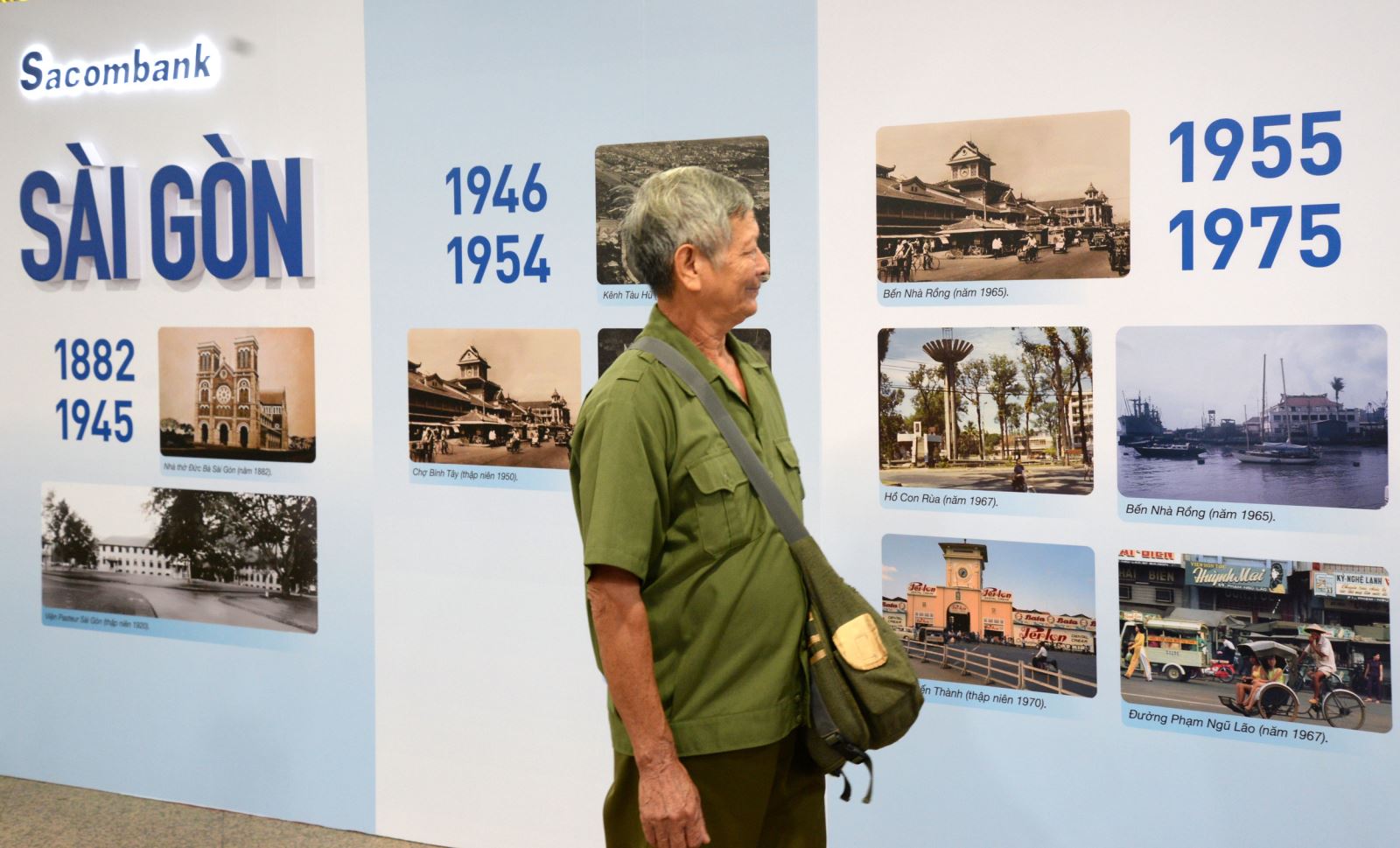 Triển lãm 'Sài Gòn xưa và nay' tái hiện hành trình lịch sử tại nhà ga Metro Bến Thành - Ảnh 5.