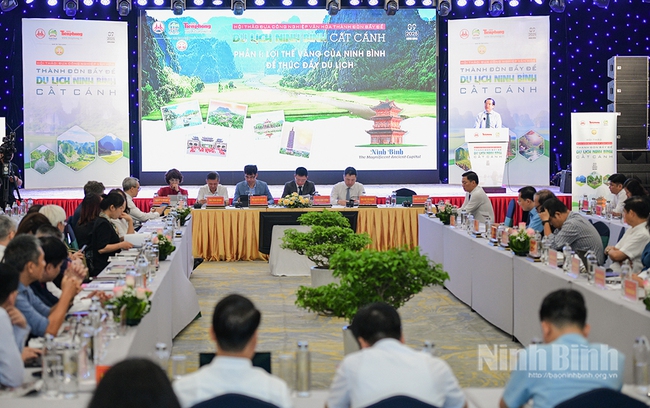 Hội thảo “Đưa công nghiệp văn hóa thành đòn bẩy để du lịch Ninh Bình cất cánh” - Ảnh 1.