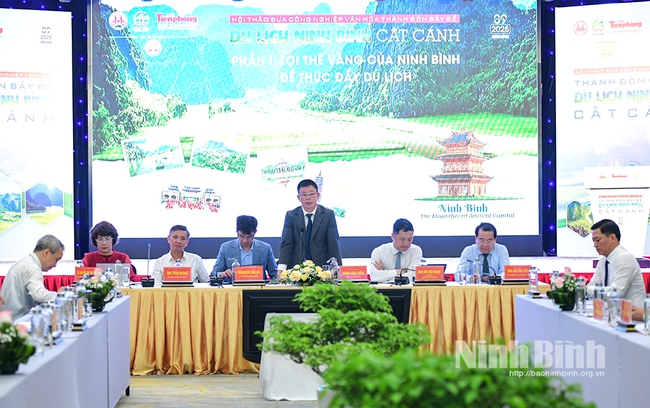 Hội thảo “Đưa công nghiệp văn hóa thành đòn bẩy để du lịch Ninh Bình cất cánh” - Ảnh 5.