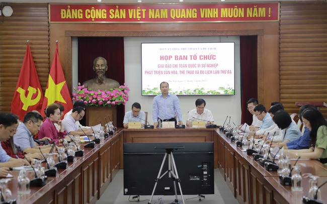 Tích cực chuẩn bị cho Giải Báo chí "Vì sự nghiệp phát triển Văn hóa, Thể thao và Du lịch" lần thứ Ba - Ảnh 1.