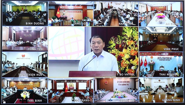 Bộ trưởng Nguyễn Văn Hùng chủ trì hội thảo toàn quốc về Đề án "Quốc tế hóa văn hóa Việt Nam và Việt Nam hóa văn hóa quốc tế" - Ảnh 3.