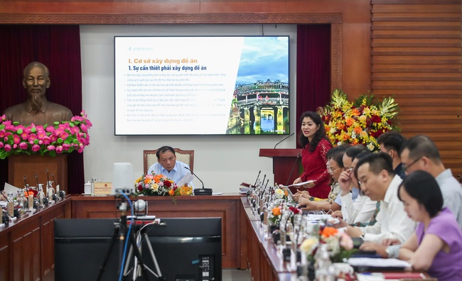 Bộ trưởng Nguyễn Văn Hùng chủ trì hội thảo toàn quốc về Đề án "Quốc tế hóa văn hóa Việt Nam và Việt Nam hóa văn hóa quốc tế" - Ảnh 4.