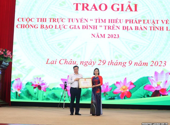 Lai Châu: Đẩy mạnh công tác phòng, chống bạo lực gia đình với nhiều hoạt động thiết thực, hiệu quả - Ảnh 1.