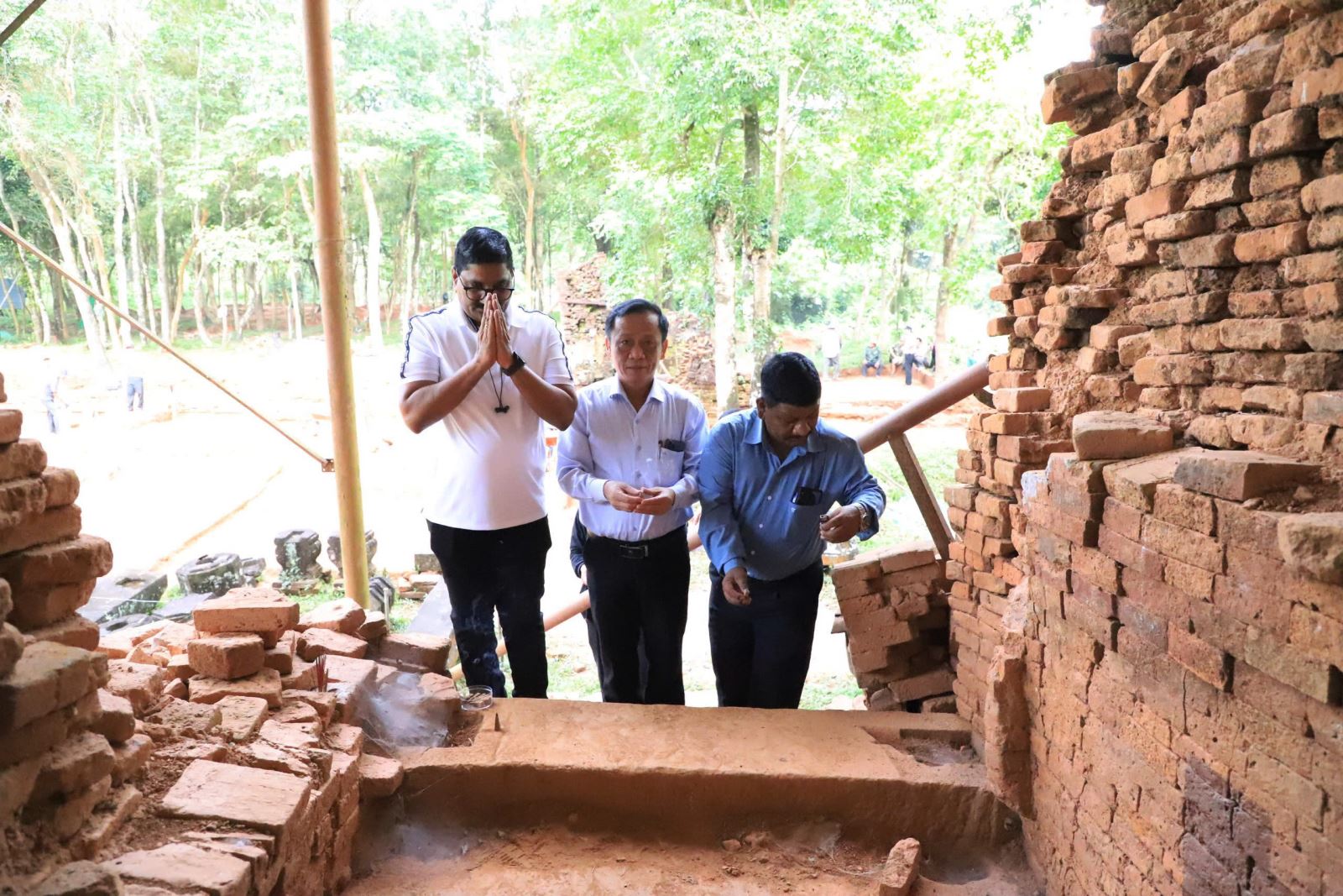 Những phát hiện mới trong quá trình khai quật tại Khu đền tháp Mỹ Sơn - Ảnh 9.