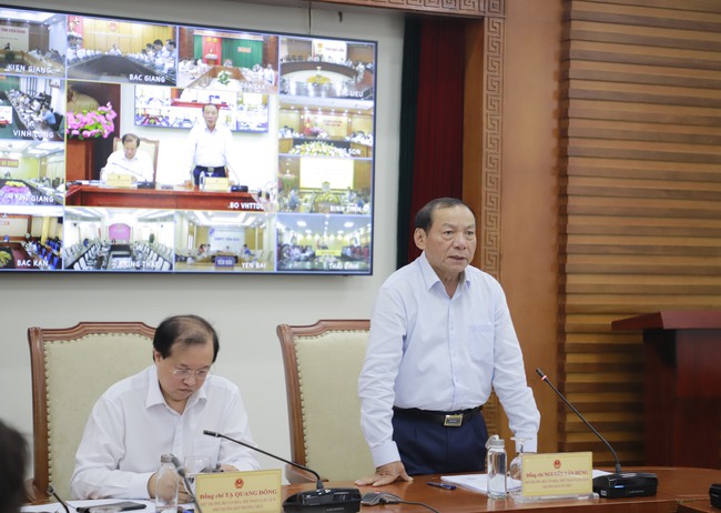 Bộ trưởng Nguyễn Văn Hùng chủ trì cuộc họp Ban Tổ chức Triển lãm thành tựu kinh tế - xã hội nhân kỷ niệm 80 năm Ngày Quốc khánh - Ảnh 5.
