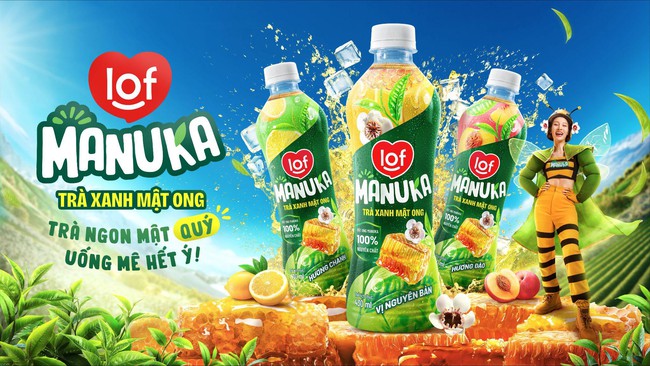 LOF chính thức ra mắt Trà xanh mật ong Lof Manuka: Nâng tầm trải nghiệm đồ uống cao cấp với sự kết hợp tinh hoa - Ảnh 1.