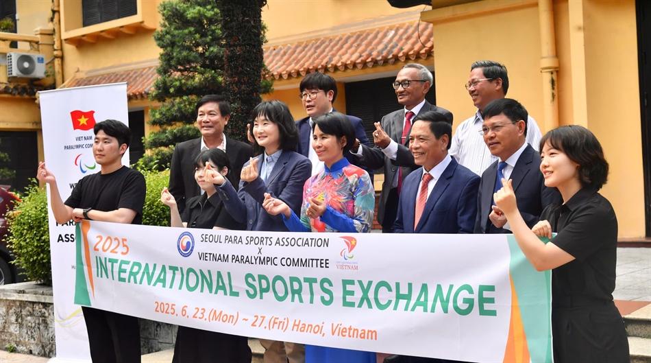 Kí kết biên bản thỏa thuận hợp tác giữa Ủy ban Paralympic Việt Nam và Hiệp hội thể thao NKT thành phố Seoul - Ảnh 2.