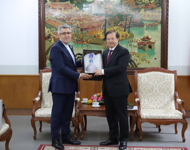 Thứ trưởng Tạ Quang Đông tiếp Đại sứ Iran tại Việt Nam - Ảnh 4.