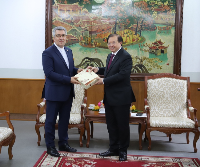 Thứ trưởng Tạ Quang Đông tiếp Đại sứ Iran tại Việt Nam - Ảnh 3.