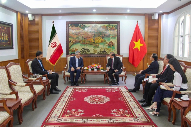 Thứ trưởng Tạ Quang Đông tiếp Đại sứ Iran tại Việt Nam - Ảnh 2.