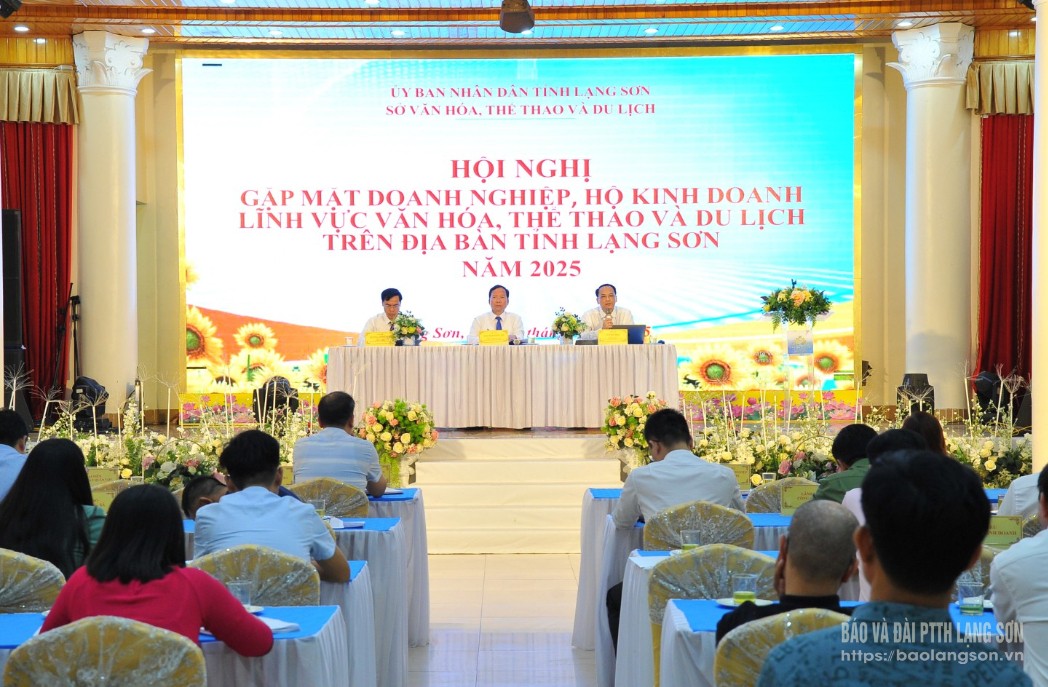 Lạng Sơn: Gặp mặt doanh nghiệp kinh doanh trong lĩnh vực văn hóa, thể thao và du lịch - Ảnh 3.