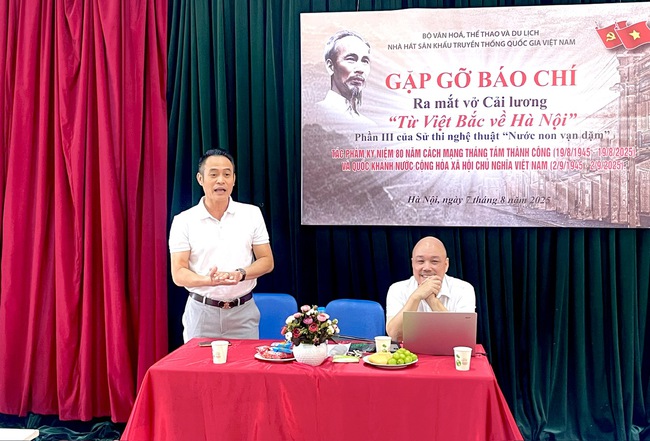 "Từ Việt Bắc về Hà Nội": Câu chuyện Cách mạng qua ngôn ngữ nghệ thuật cải lương - Ảnh 2.