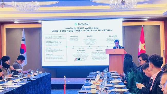 Tọa đàm Việt – Hàn: Đại diện DatVietVAC chia sẻ tầm nhìn hợp tác phát triển công nghiệp văn hóa - Ảnh 1.
