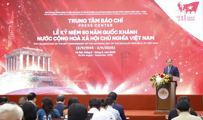 Khai trương Trung tâm Báo chí Lễ kỷ niệm 80 năm Ngày Quốc khánh - Ảnh 3.