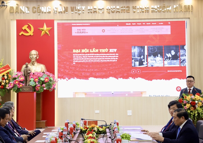 Tổng B&iacute; thư T&ocirc; L&acirc;m dự lễ ra mắt Trang th&ocirc;ng tin điện tử "Đảng Cộng sản Việt Nam - Đại hội XIV" - Ảnh 7.