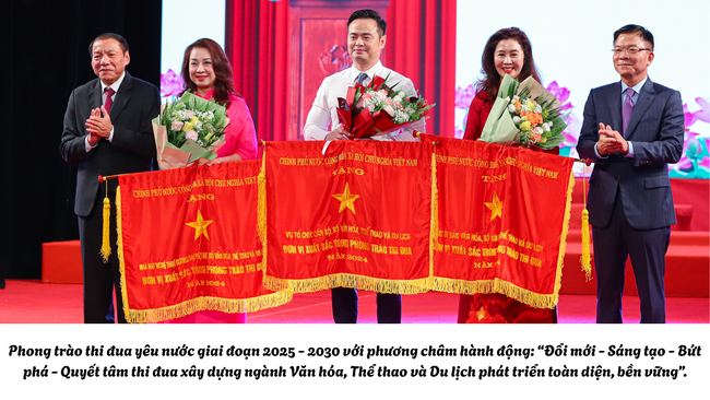 Phong trào thi đua yêu nước giai đoạn 2025 - 2030: Đổi mới - Sáng tạo - Bứt phá - Quyết tâm thi đua xây dựng ngành Văn hóa, Thể thao và Du lịch - Ảnh 1.