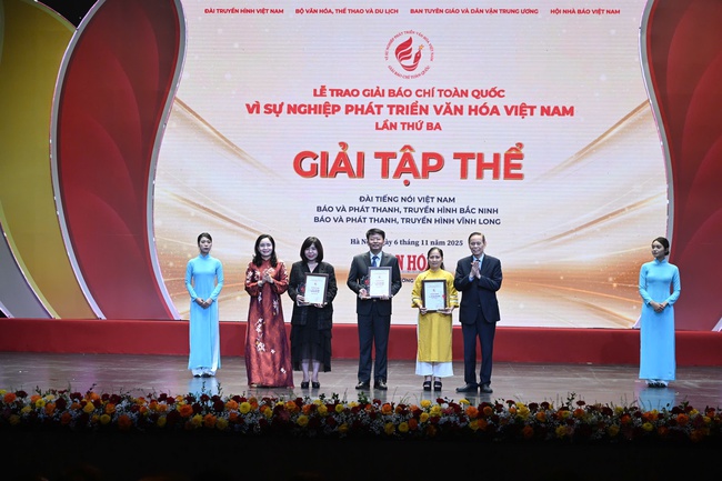 Vinh danh c&aacute;c t&aacute;c phẩm xuất sắc tại Giải B&aacute;o ch&iacute; to&agrave;n quốc &ldquo;V&igrave; sự nghiệp ph&aacute;t triển Văn h&oacute;a Việt Nam&rdquo; lần thứ Ba - Ảnh 5.