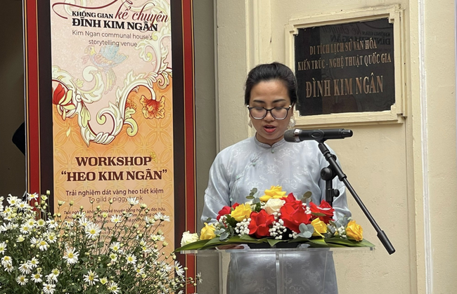 Ra mắt dự án "Không gian kể chuyện đình Kim Ngân" - Ảnh 1.