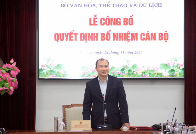 Bộ VHTTDL công bố và trao các quyết định về bổ nhiệm cán bộ - Ảnh 6.