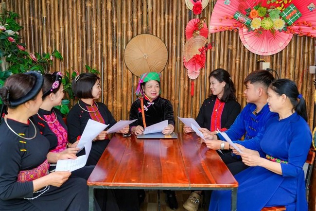 Thái Nguyên: Bảo tồn phát huy giá trị văn hóa phi vật thể dân ca, dân vũ dân tộc Tày, Nùng xã Võ Nhai tạo sinh kế bền vững cho người dân - Ảnh 2.