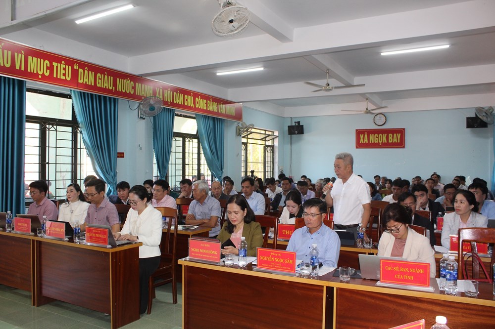 Bộ trưởng Nguyễn Văn Hùng tiếp xúc cử tri xã Ngọc Bay, tỉnh Quảng Ngãi - Ảnh 5.