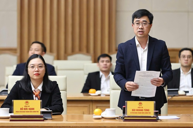 Thủ tướng Phạm Minh Chính làm việc với Ban Chấp hành Đoàn Thanh niên Chính phủ - Ảnh 3.