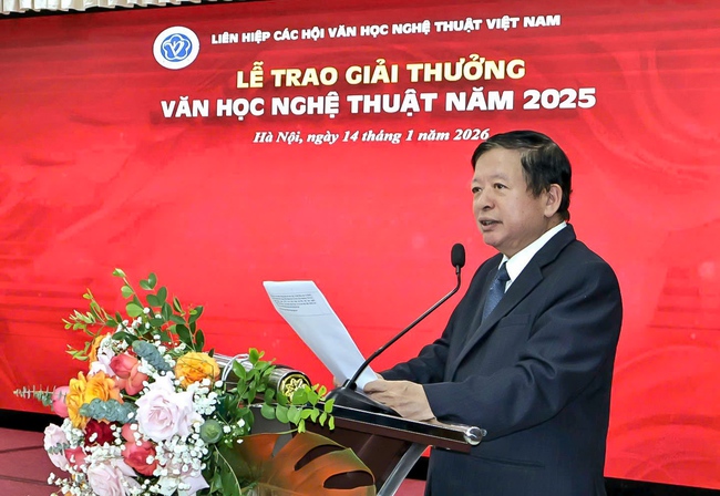 Vinh danh 85 tác phẩm tại Giải thưởng Văn học nghệ thuật năm 2025 - Ảnh 1.