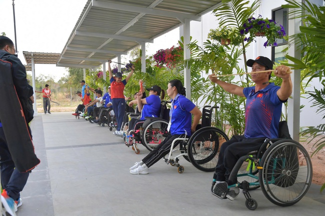 Đoàn Thể thao người khuyết tật Việt Nam tích cực tập luyện, chuẩn bị cho ASEAN Para Games 13 - Ảnh 3.