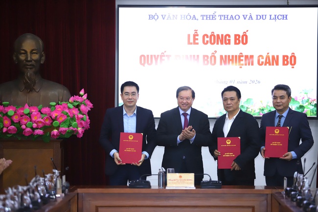 Bộ VHTTDL công bố các quyết định bổ nhiệm cán bộ - Ảnh 6.