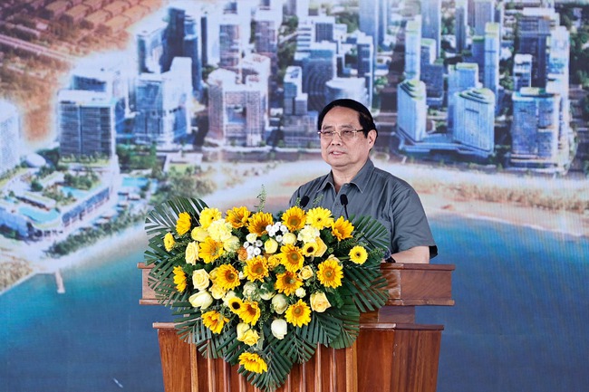 Thủ tướng dự lễ khởi công khu đô thị hỗn hợp Bãi Đất Đỏ và Khu đô thị hỗn hợp du lịch sinh thái Núi Ông Quán - Ảnh 1.
