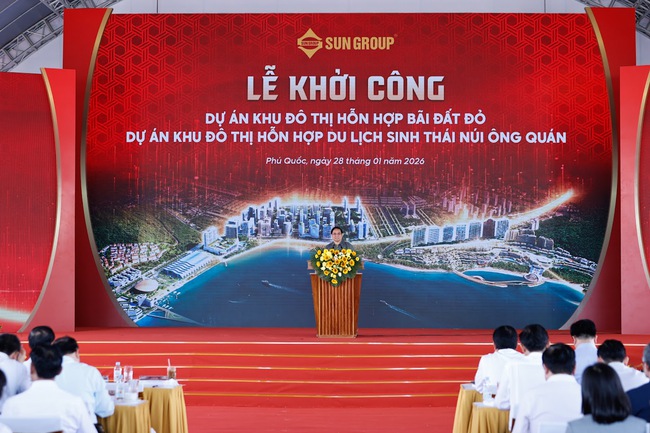 Thủ tướng dự lễ khởi công khu đô thị hỗn hợp Bãi Đất Đỏ và Khu đô thị hỗn hợp du lịch sinh thái Núi Ông Quán - Ảnh 2.