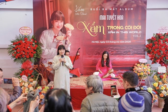 Nghệ sĩ Mai Tuyết Hoa ra album “Xẩm trong cõi đời” lan tỏa nghệ thuật hát xẩm trong đời sống đương đại - Ảnh 1.