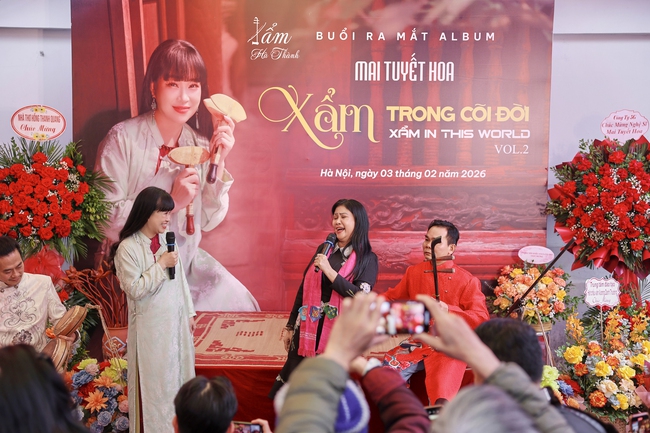 Nghệ sĩ Mai Tuyết Hoa ra album “Xẩm trong cõi đời” lan tỏa nghệ thuật hát xẩm trong đời sống đương đại - Ảnh 3.