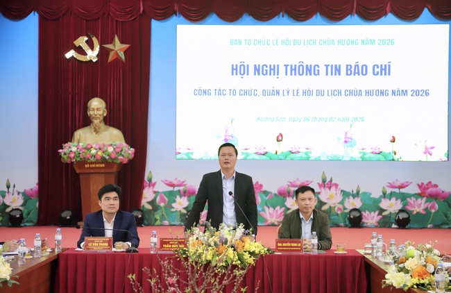 Lễ hội du lịch Chùa Hương năm 2026: Bảo tồn di sản gắn với phát triển du lịch, lấy du khách làm trung tâm - Ảnh 1.