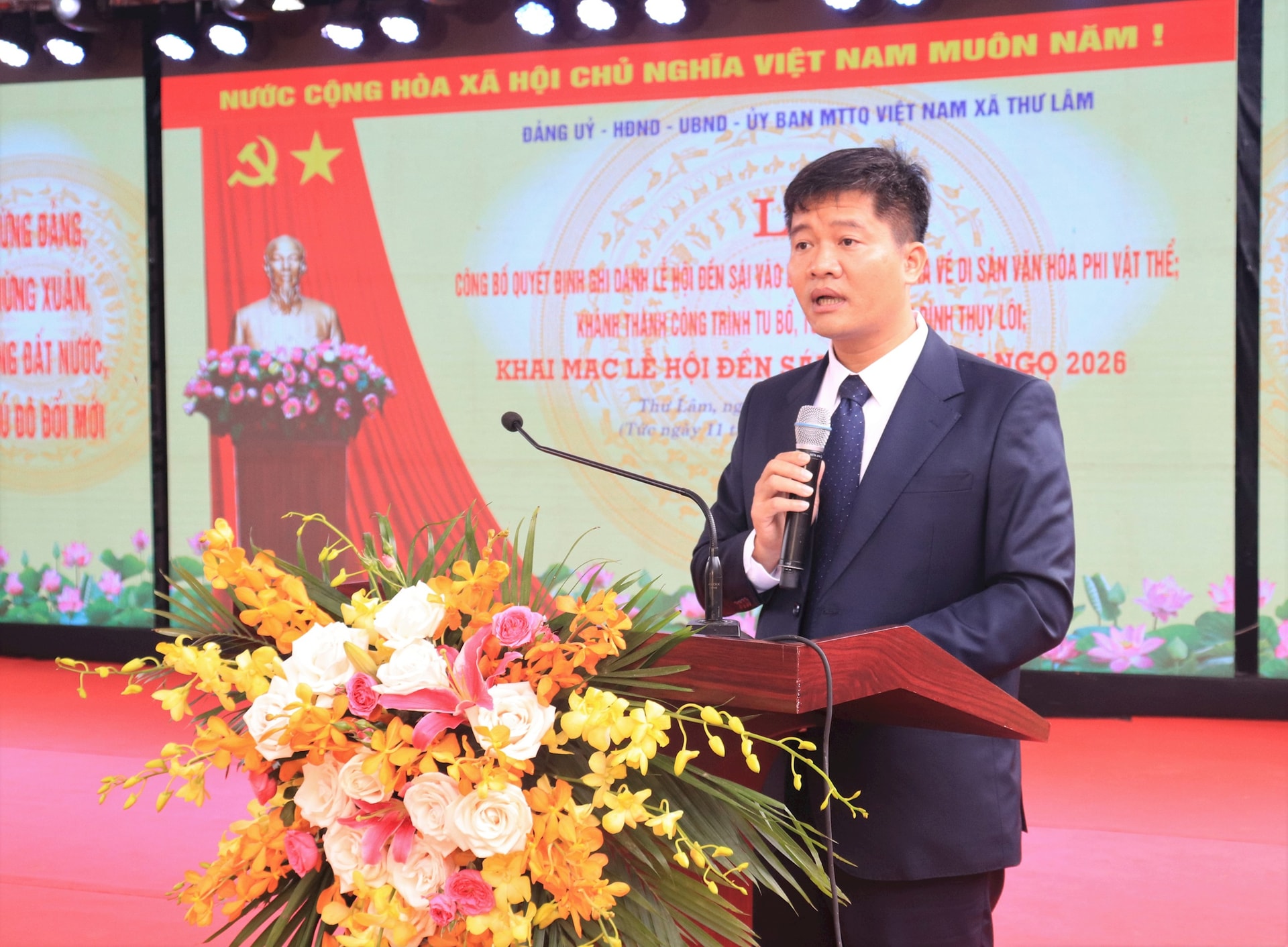 Lễ đón nhận Di sản văn hoá phi vật thể quốc gia và khai mạc Lễ hội đền Sái năm 2026 - Ảnh 2.