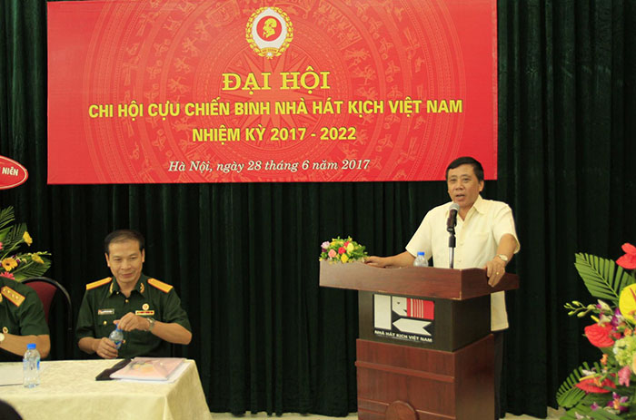 Đồng chí Phùng Minh Cường, Phó Bí thư Thường trực Đảng ủy Bộ VHTTDL phát biểu tại Đại hội.
